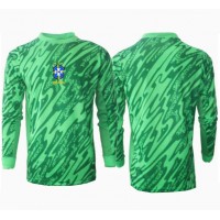 Camiseta Brasil Portero Primera Equipación Replica Copa America 2024 mangas largas